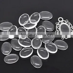 ~~ These Glass Cabochons Are Crystal Clear and Beautify Your Image!!! Wholesale Clear 30 x 40mm Oval Glass Cabochons thumbnail-2