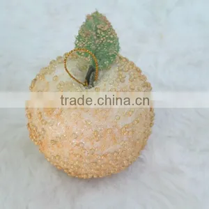 Cased Christmas Foam Glass Beads Decorative Fruits thumbnail-1
