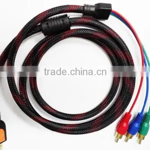 2M HDMI to 3RCA Cable With Nylon Net thumbnail-3