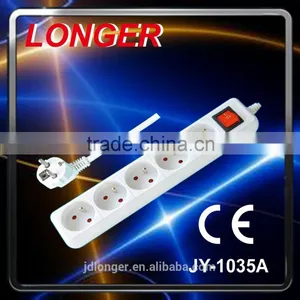 Hot Sale High Quality French 5 Way Switch Extension Socket Power Strip CE 16A 220V CHILD PRODUCTOR thumbnail-1