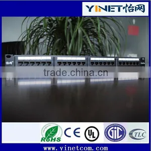 Top Quality Wallmount 24 Port Cat 6 Utp Patch Panel thumbnail-2
