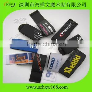 Custom Deluxe Rubber Alpine Skiing Hook Loop Ski Straps thumbnail-2