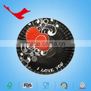 Wedding Decorations Disposable Tableware of Printed Paper Plate thumbnail-4