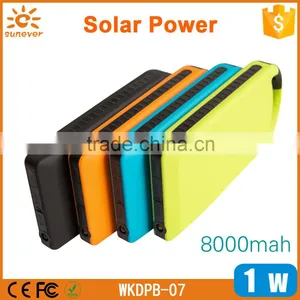 Factory Hot Selling 4000Mah/8000Mah Backpack Solar Panel Cell Phone Charger thumbnail-5