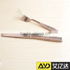 Cutlery Set 72! Stainless Steel Gold Plated Cutlery thumbnail-5