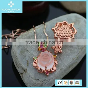 Cute Calabash Shape Gemstone Point Pendant Jewelry for Necklace thumbnail-6