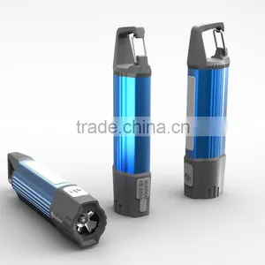 USB In&out Rechargeable Aluminium Strong Torch Led Light Flashlightp Pwer Bank thumbnail-1