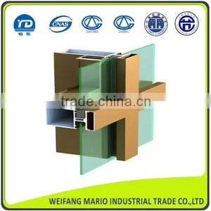 Best Price Glass Aluminium Curtain Wall Profiles thumbnail-1