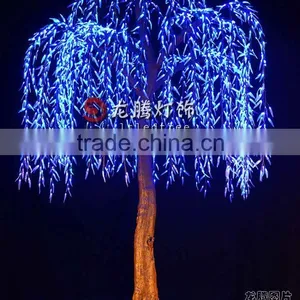 24V Super Simulation Led Lighted Willow Tree thumbnail-6
