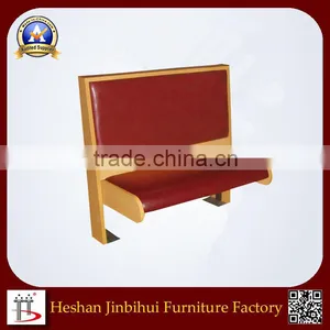 Leather Western Restaurant Dining Long Chair for Two Person thumbnail-1