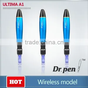 2016 Blue Wireless Derma Pen Dr Pen Microneedle Dermapen Rechargeable Dr Pen thumbnail-2