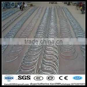Bto-22 Concertina 300mm Concertina Razor Wire Metal Mesh Ribbion for Protection thumbnail-5