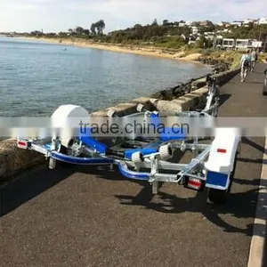 Hot Dipped Galvanized Boat Trailer/ Inflatable Boat Trailers/jetski Trailer thumbnail-1