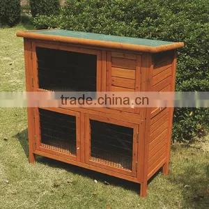 Large Outdoor Wooden Chicken Coop House With Bitumen Roof thumbnail-1
