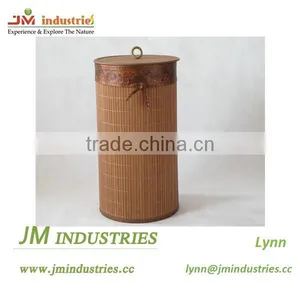 2015 New Cut Design Novelty Bamboo Laundry Hamper Hanging Laundry Hamper thumbnail-1
