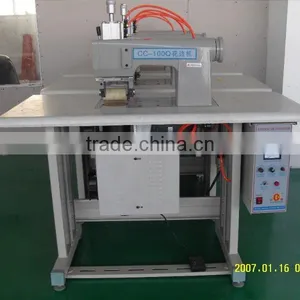 Ultrasonic Lace Sewing Machine for Leather Ribbon Cutting (CE) thumbnail-1