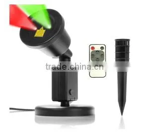 Motion/ Static/ Lighting Outdoor Indoor Lawn Laser Projector Light With Remote Controller thumbnail-1