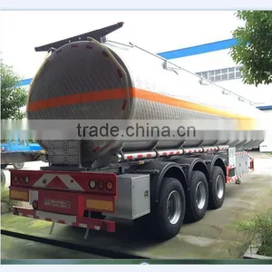 45000liters Stainless Steel Oil Liquid Semi-trailer Fuel Tank thumbnail-3