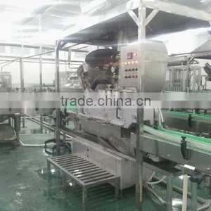 Full Automatic Canned Food Production Line ( Filling Sealling and Labeling Line) thumbnail-1