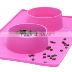 Silicone No Slip Large Dog Water Bowl Mat thumbnail-2