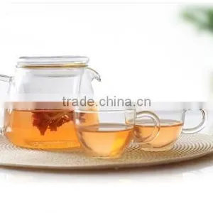 Haonai Wholesale Clear Glass Tea Set thumbnail-1