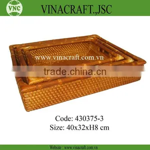 Rattan Basket Wholesales With Big Rim thumbnail-1