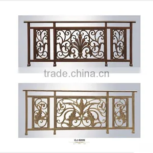 Modern Design Veranda Handrail Aluminum Balcony Fence Railing thumbnail-1