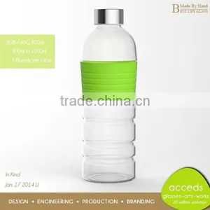 Custom European Handmade Empty Glass Juice Bottle thumbnail-4