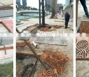 FO-9T01 Popular High Quality Corten Steel Tree Perforated Strainer, Tree Pool Cover 2017 thumbnail-3