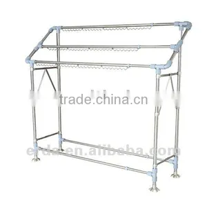 Metal Clothes Display Rack Garment Showing Stand thumbnail-1