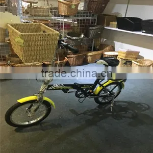 Hot Sale Wholesale Corn Rope Woven Delicate Front Bike Bicycle Basket thumbnail-1