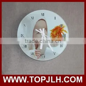 Topjlh Good Performance Custom Photo Print Sublimation Wall Clock thumbnail-5