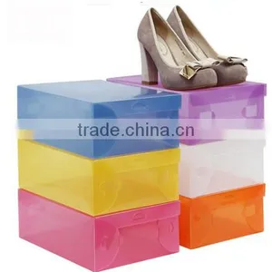 Wholesale Trasparent Clear Plastic Storage Shoe Box / Plastic PP Shoe Box thumbnail-1