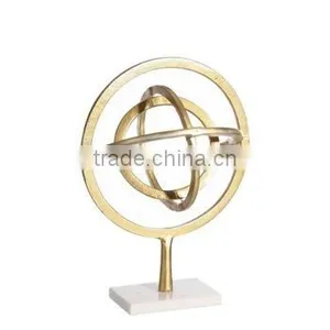 Gold Plated Antique Metal Sculpture thumbnail-1