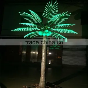 SJ20171189 Artificial LED Lights Palm Tree Plastic Palm Tree thumbnail-1