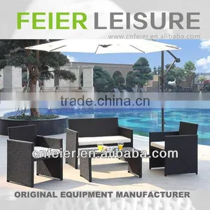 Rattan Cheap Hideaway Dining Set thumbnail-1