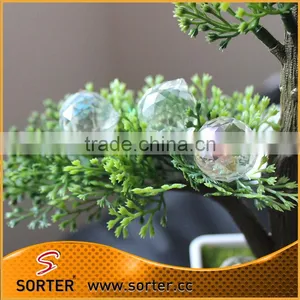 Wedding Decoration Iridescent Diamond Cut Crystal Beads Strands Garland thumbnail-1