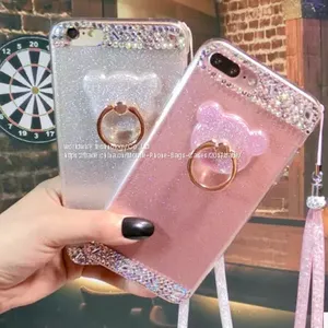 Diamond Cell Phone Back Cover Silicone Mobile Phone Cases for IPhone7/7Plus/6/6s/6plus/6splus Soft Tpu Shell Housing thumbnail-1