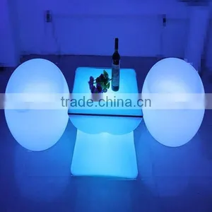 Led Light Chair RGB Colorful Led Chair Comfortable Rechargeable Chair Sets thumbnail-2