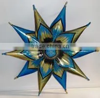 IRON PAINTED WALL FLOWER thumbnail-1