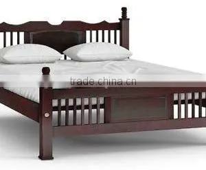 Indian Traditional Wooden Queen Size Bed thumbnail-1