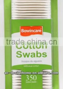 350 PCS 7.75CM/3" PAPER STICK COTTON SWABS thumbnail-1
