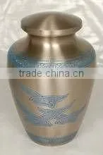 Brass Memorial Funeral Urn thumbnail-1