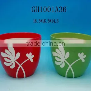 CERAMIC FLOWER POT thumbnail-1