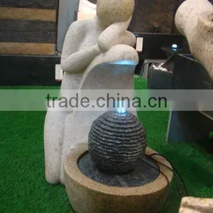 Cradle Shape Carving Water Fountain Statues thumbnail-1