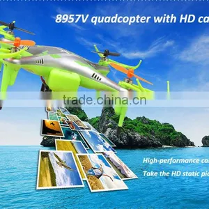 Professional Drone 2.4G 4 Channel LCD Controller rc Quadcopter Kamera thumbnail-3