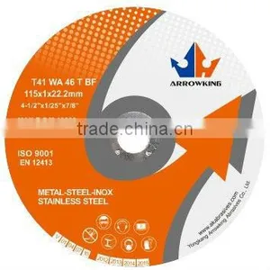 4.5" 115x1x22.2mm Super-Thin Cutting Wheel for Stainless Steel thumbnail-1
