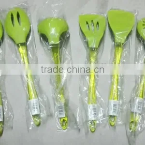 Silicone Kitchen Utensils Cooking Tools 6pcs Set thumbnail-1