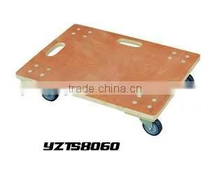 4 Wheel Wood Transport Cart thumbnail-1