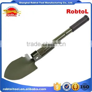 Folding Shovel Spade Military Army Multi Function Outdoor Survival Camping Portable Utility Garden Tool thumbnail-1